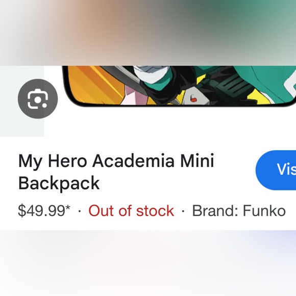 My Hero Academia Mini Backpack Funko Pop - Picture 4 of 5